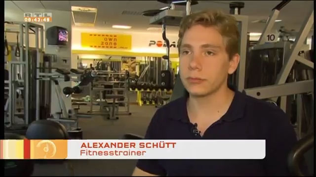 Online Fitness Coach im TV